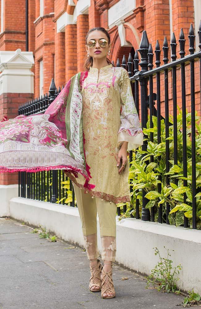 Rung by Al Zohaib Embroidered Lawn Collection 2020 – RNE20-07B