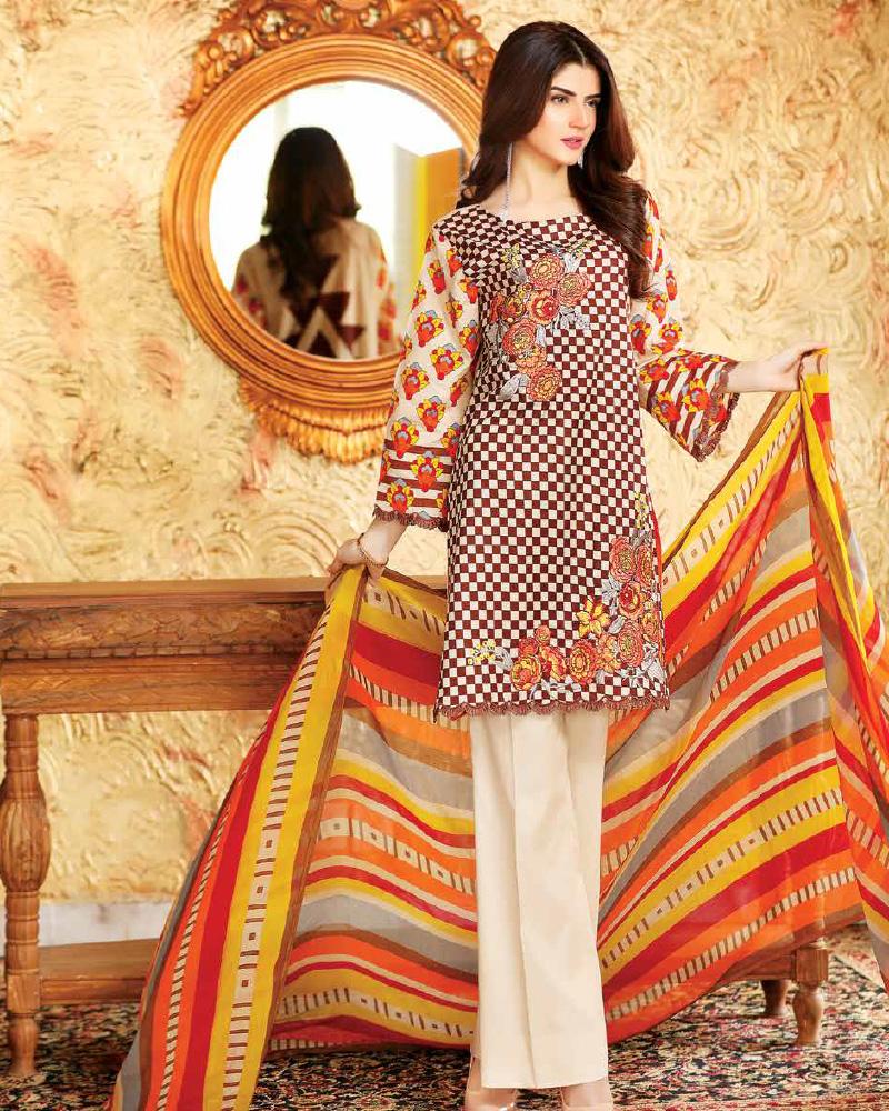 Riaz Arts Spring/Summer Orange Series 2018 Vol-1 – 4C