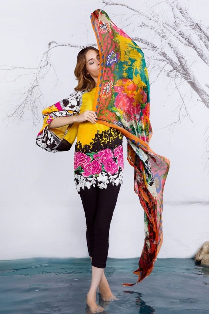 Sana Safinaz Muzlin Lawn Collection Vol-2 2017 – M2-07A