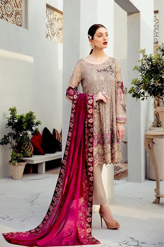 Ramsha Rangoon Chiffon Collection Vol-6 – D-612