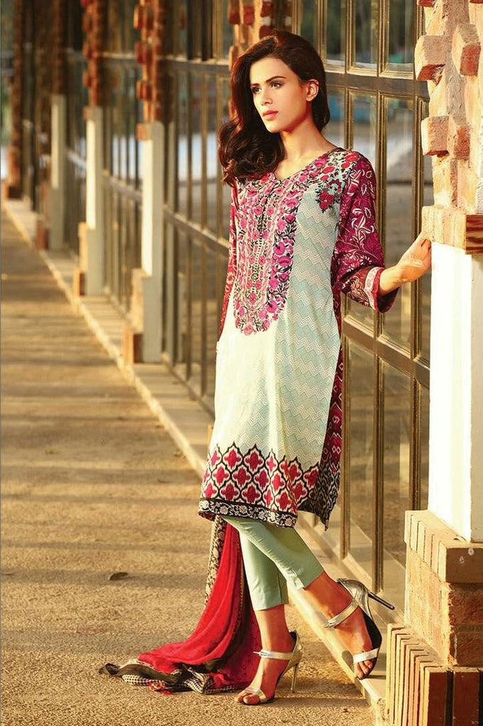 RajBari Spring/Summer Embroidered Lawn – 08B - YourLibaas
 - 1