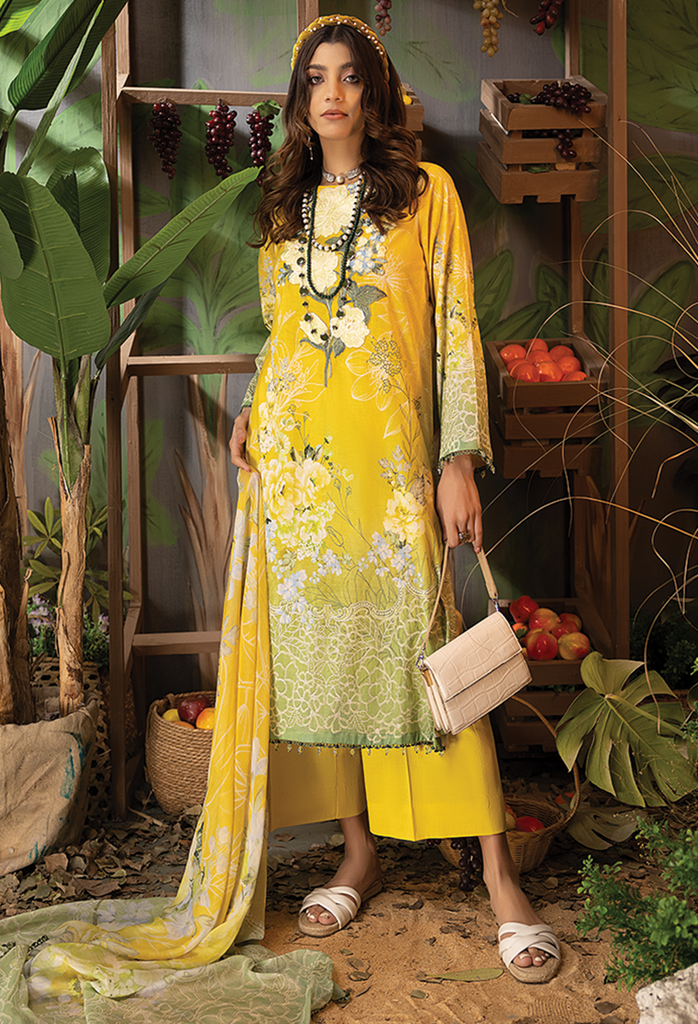 Adan's Libas Summer Fantasy Stitched/Pret Lawn Collection – ARTICHOKE HEART