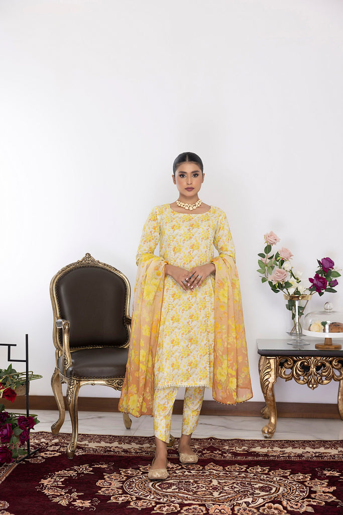 Identic Stitched Lawn Collection – ISE-8