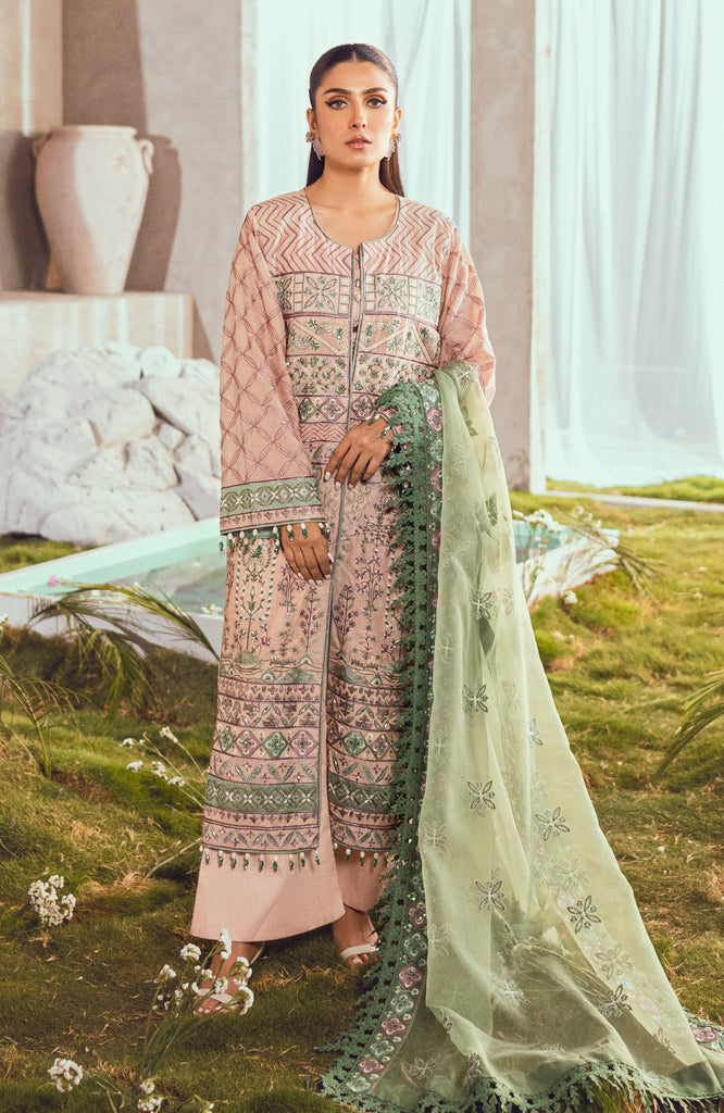 Mahiymaan Luxury Lawn Eid Edition Vol-2 – MLL-23-2-09