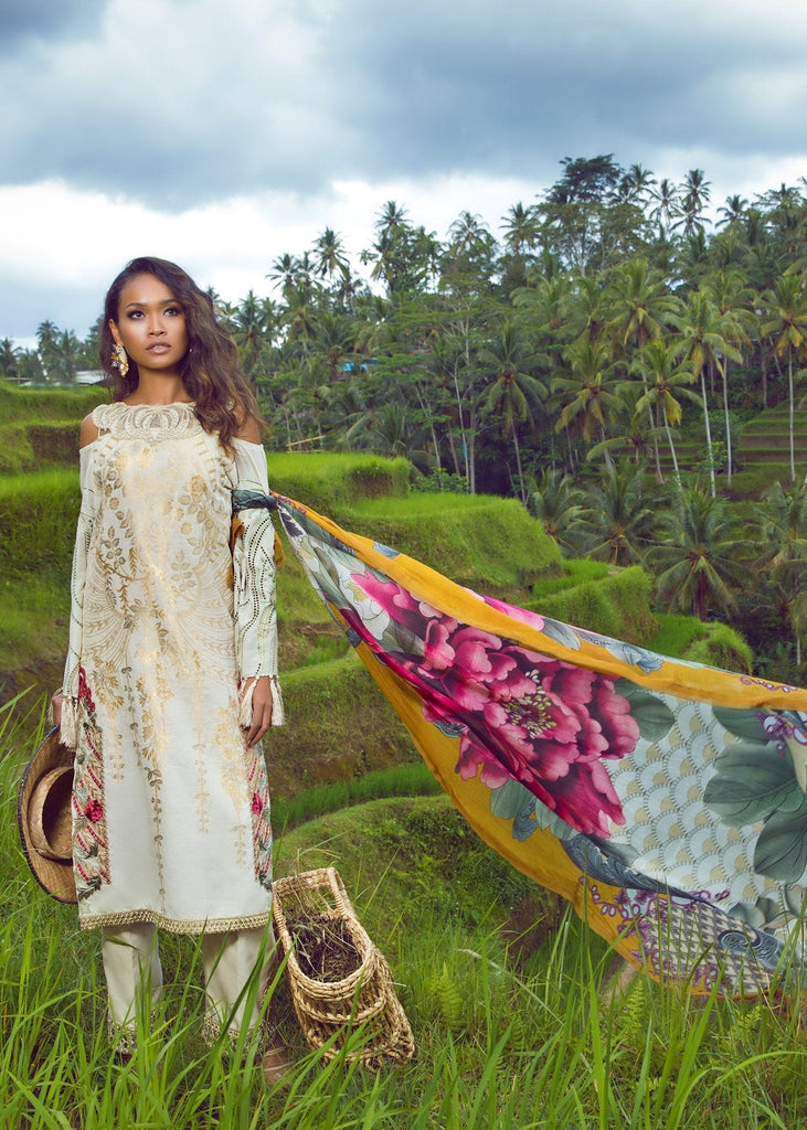 Shiza Hassan Luxury Lawn Collection 2019 – Wisteria 7B