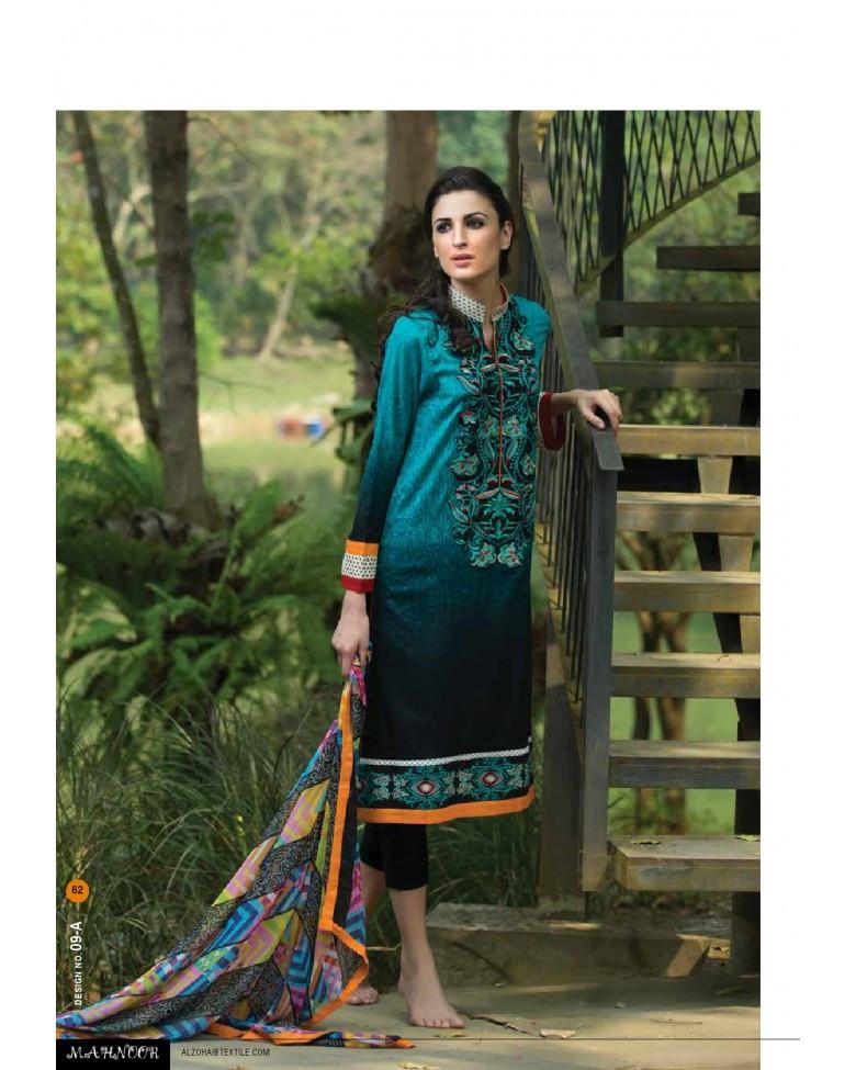 9A - Mahnoor Embroidered Collection 2015 - YourLibaas
 - 1