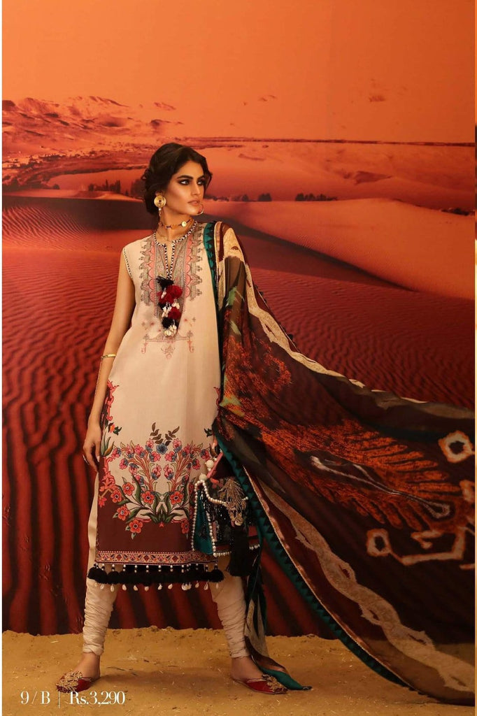 Sana Safinaz Mahay Lawn Collection 2019 – 9B