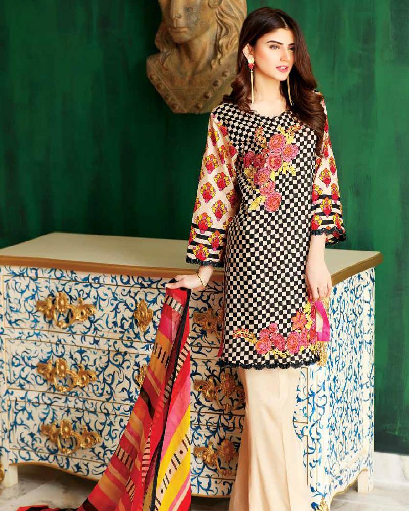 Riaz Arts Spring/Summer Orange Series 2018 Vol-1 – 4A