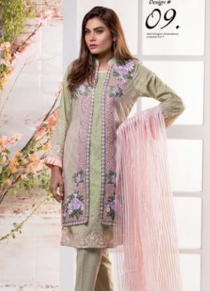 Sahil Designer Embroidered Eid Collection 2018 Vol 7 – SH7-9