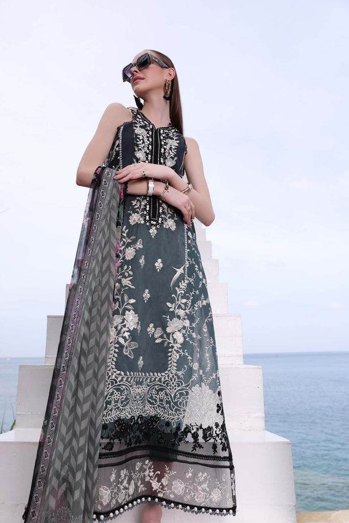 Noor by Saadia Asad Luxe Printkari Lawn 2024 – D2-B