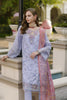 Saadia Asad Eid Handwork Schiffli Laserkari Lawn Collection 2023 – D2-Iris