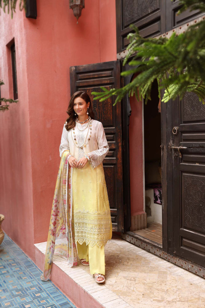 Noor by Saadia Asad Luxury Chikankari Lawn Collection 2023 – NLCL23-D7-A