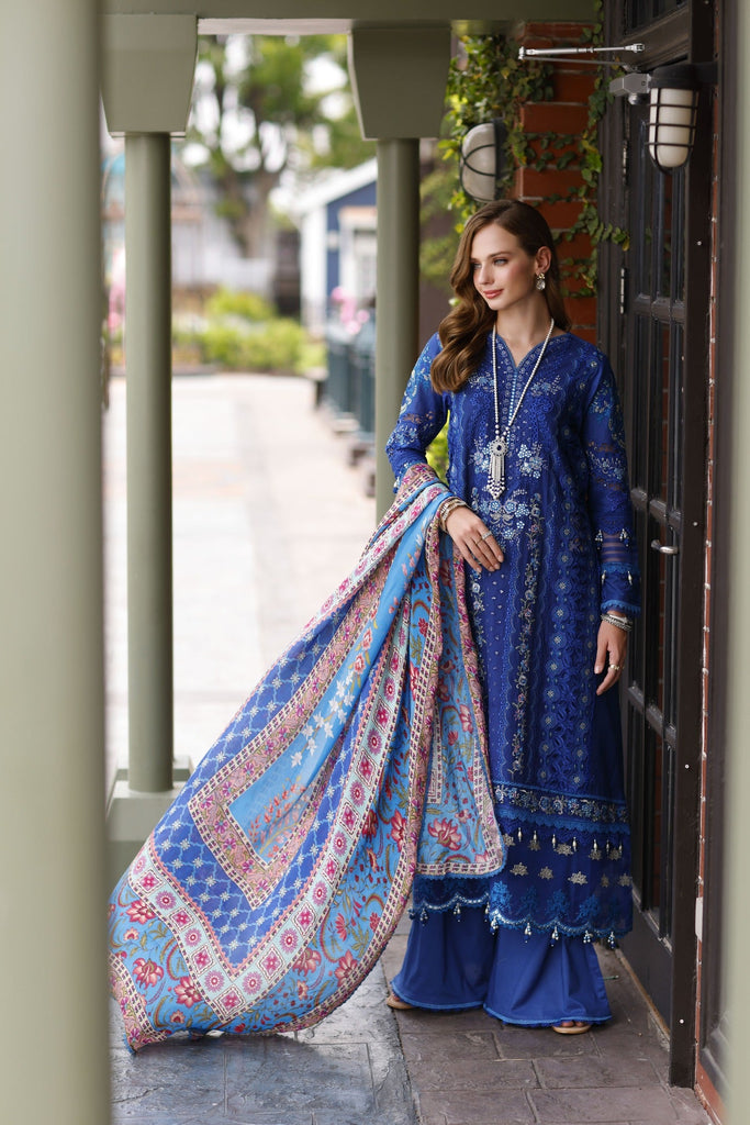 Saadia Asad Eid Handwork Schiffli Laserkari Lawn Collection 2023 – D11-Lia