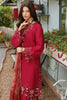 Noor by Saadia Asad Eid Luxe Printkari Lawn Collection – D3 Red