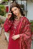 Noor by Saadia Asad Eid Luxe Printkari Lawn Collection – D3 Red