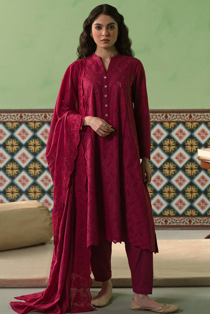 Cross Stitch Chikankari Lawn 2024 – CERISE LOFT-3 PIECE CHIKANKARI SUIT