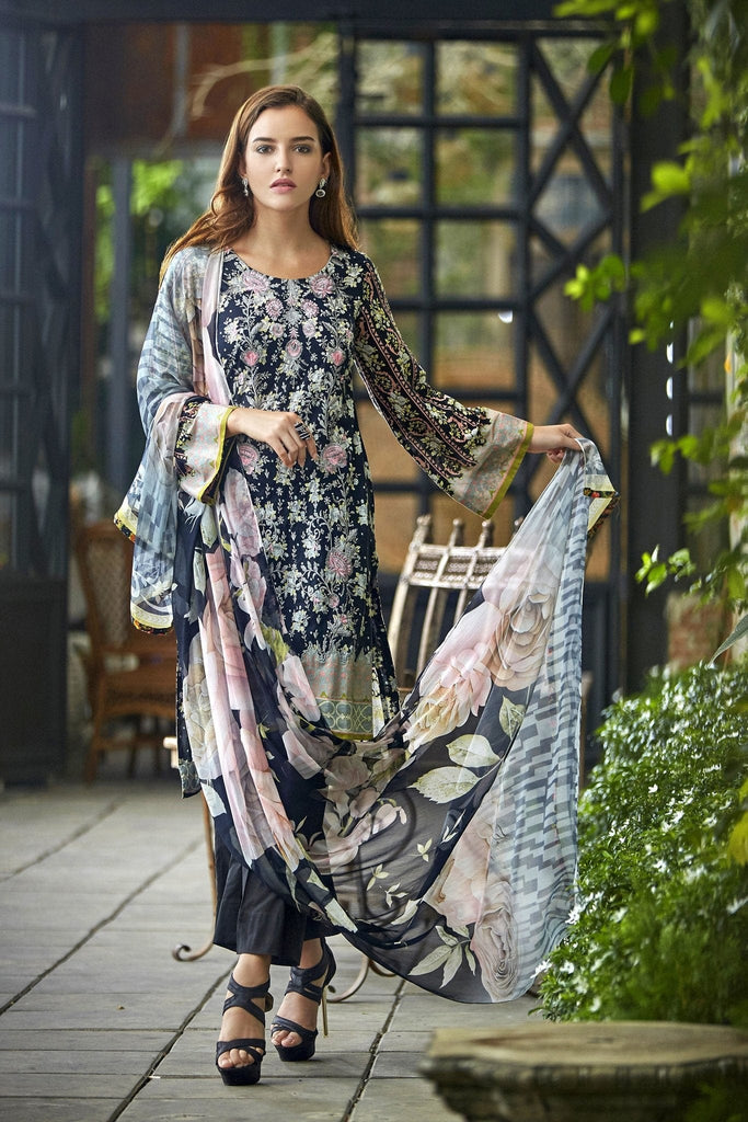 Bashir Ahmad Florence Lawn Collection Vol 1 – FL06B - YourLibaas
 - 1