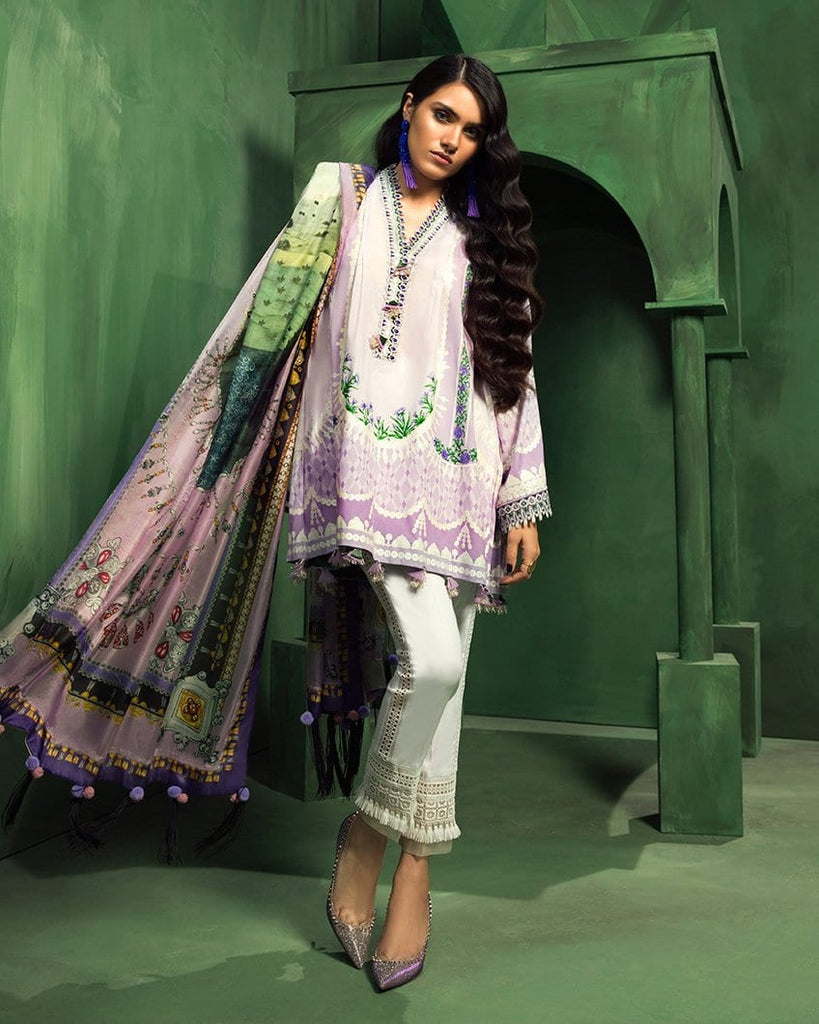 Zaha by Khadijah Shah – 3pc Lawn Collection – Antoinette (ZL-22B)