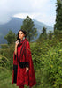 Gul Ahmed Winter Collection 2021 · 3 PC Khaddar Suit with Pashmina Shawl – AP-12032