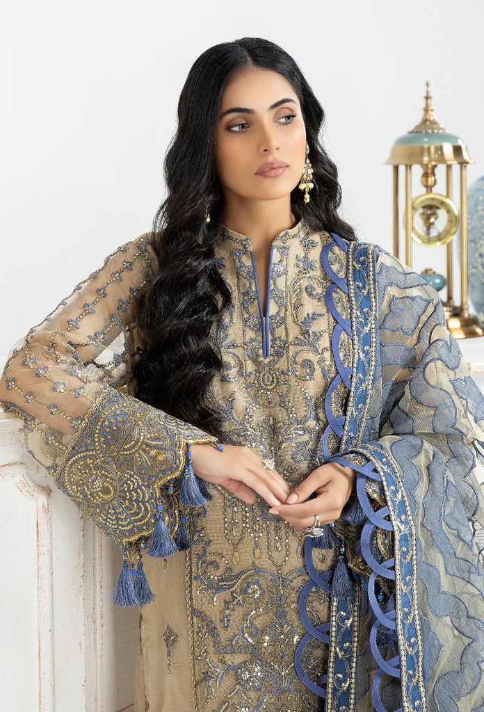 Adan's Libas Embroidered Velvet Collection Vol-2 – Saffron Fim