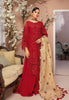 Adan's Libas Luxulia Embroidered Chiffon Collection – Radical Red
