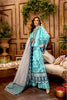 Adan's Libas Majestic Festive Lawn Collection – Marine Time