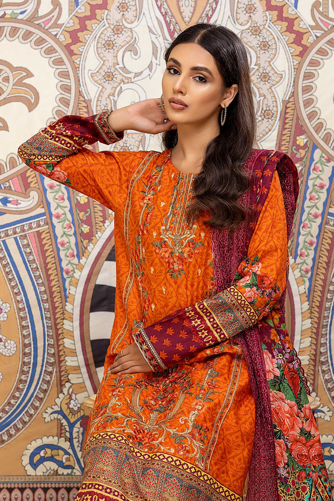 Adan's Libas Talab 3PC Lawn Pret Collection  – Beam Bliss