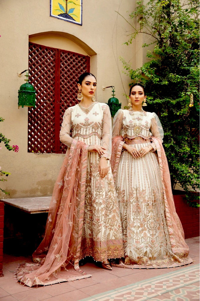 Alizeh Shahtaj Festive Embroidered Chiffon Collection '21 – Zevar