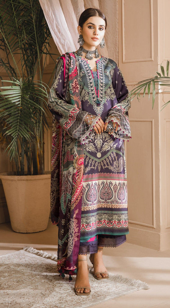 Anaya by Kiran Chaudhry · Noor Bano Cambric Collection 2021 – Sahar