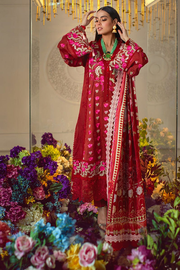 Ansab Jahangir Luxury Lawn Collection 2022 – Monal