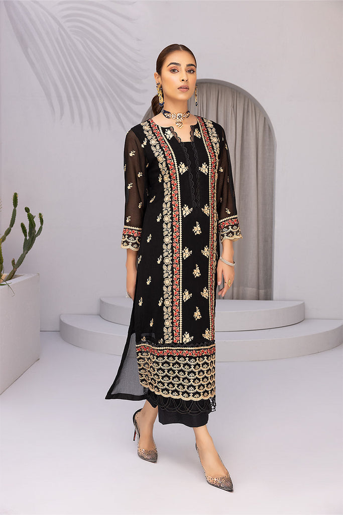 Azure Luxury Embroidered Formal Shirts – Floral Fiesta