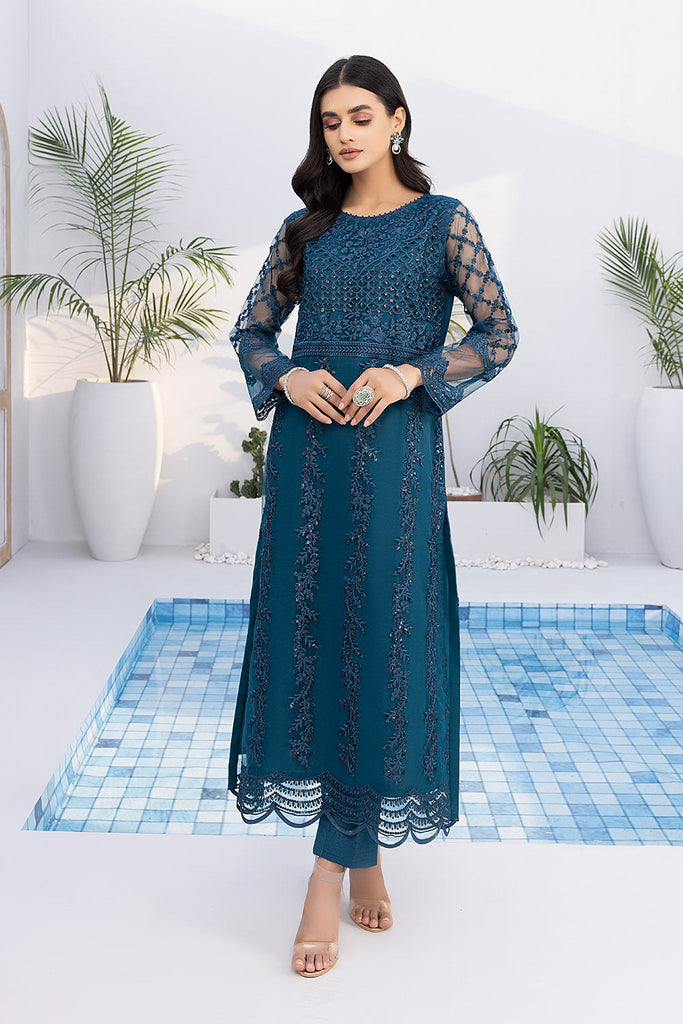 Azure Luxury Embroidered Formal Shirts – Sea Star
