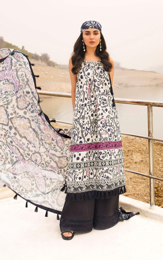 Asifa & Nabeel Meraki Lawn Collection – BEGONIA-U141M020 | Lawn