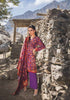 Gul Ahmed Winter Collection 2021 · 3 PC Velvet Suit with Velvet Dupatta – BVL-12012A