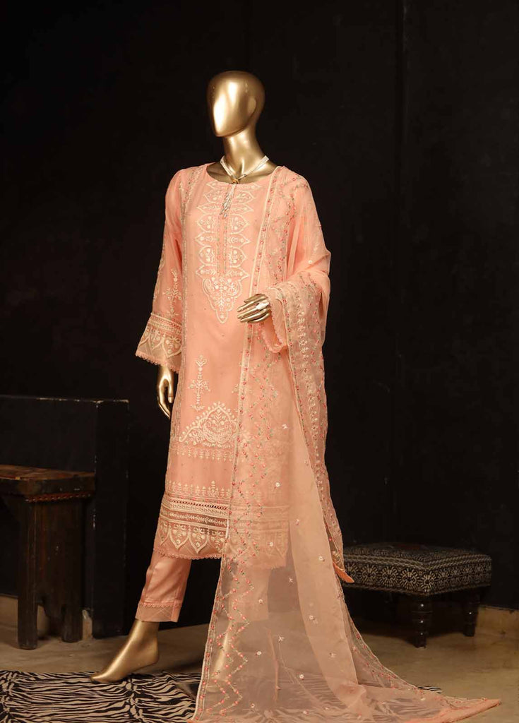 Bin Saeed Stitched Luxury Pret 3Pc Chiffon Collection – ZEF-C2001B