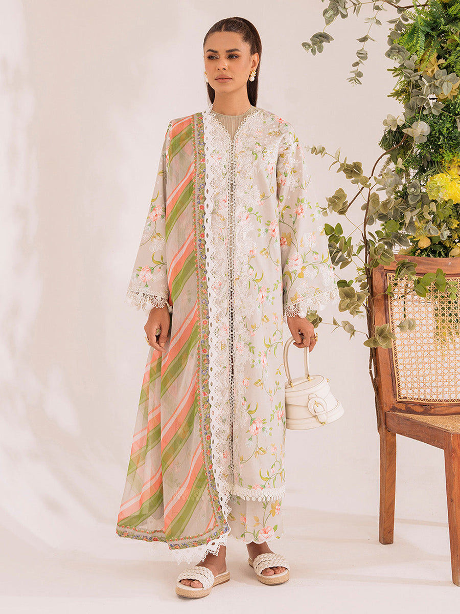 Faiza Faisal French Garden Lawn Collection – Bria – YourLibaas