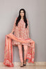 Gul Ahmed Summer 2017 - Light Orange 3 PC Printed Lawn Dress CL-228 C