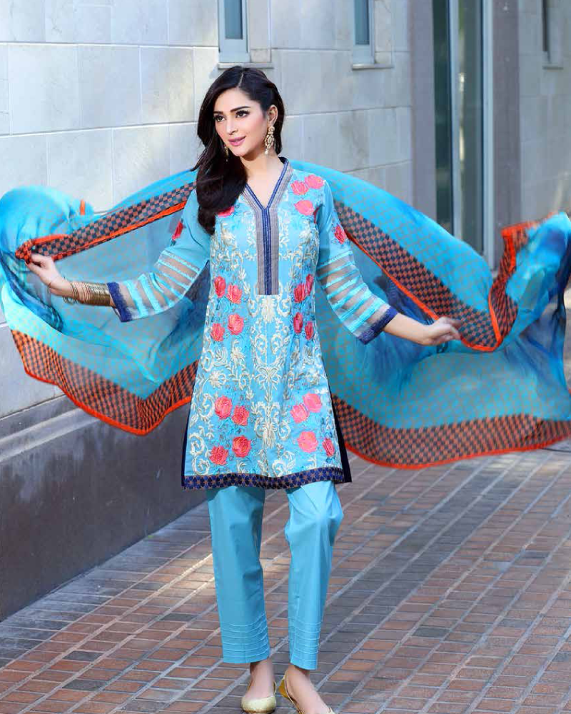 Charizma Embroidered Swiss Range Vol-3 – CSR-19 - YourLibaas
 - 1