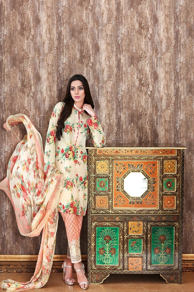 Gul Ahmed Chantilly De Lace CT-160 - YourLibaas
 - 1