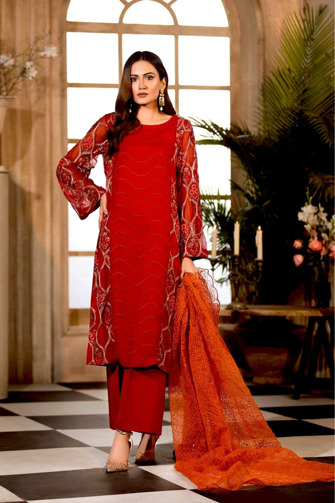 Charizma Chimmer Embroidered Chiffon Collection – CHM-35