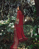 Adan's Libas Arcadia Festive Chiffon Collection – Crimson | ZA-1292