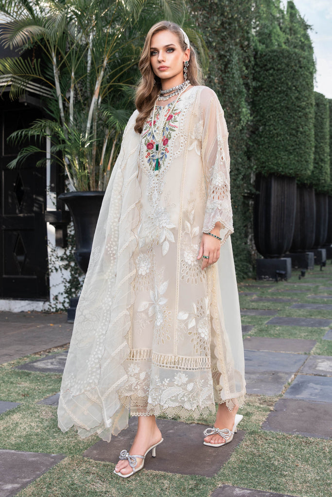MARIA.B Eid Luxury Lawn Collection – EL-23-01-Cream