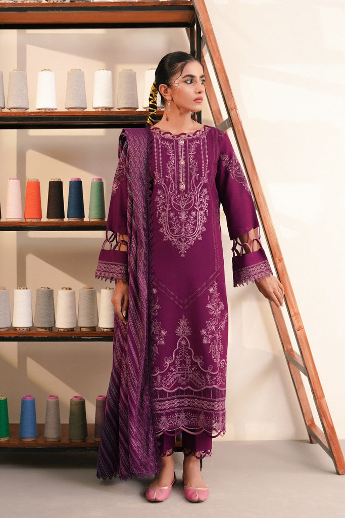 Aabyaan Miraal Embroidered Linen Collection – FASANA (AW-05)