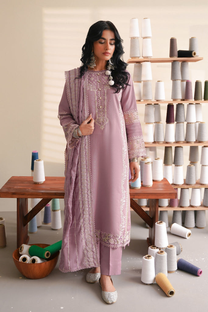 Aabyaan Miraal Embroidered Linen Collection – KASNI (AW-07)
