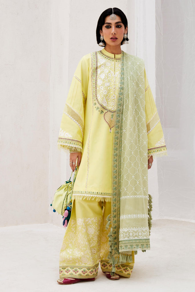 Zara Shahjahan x Ayeza Khan Luxury Lawn Collection 2024 – DILARA-15A