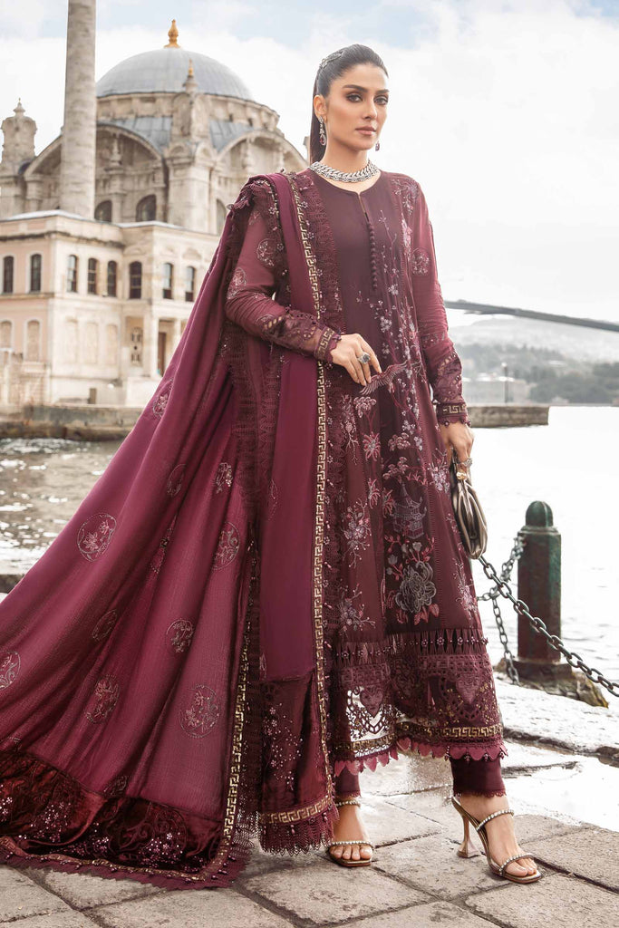 MARIA.B Linen Winter Collection – Aubergine DL-1103