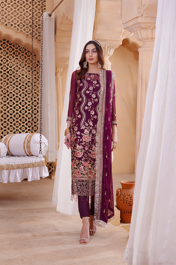 Maryam's Afsaneh Embroidered Formal Festive Collection – A-05