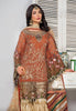 Maryam's Gold Luxury Embroidered Chiffon Collection Vol 6 – MG-69 Begonia