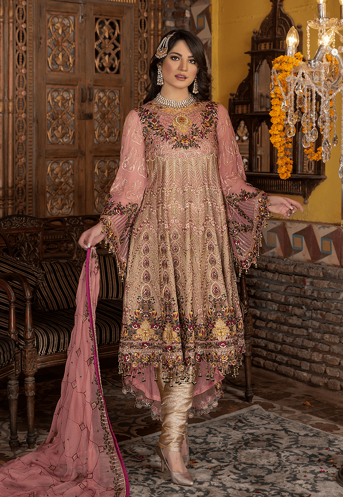 Maryam's Premium Luxury Embroidered Chiffon Collection Vol 5 – MP-154 Mauve Orchid