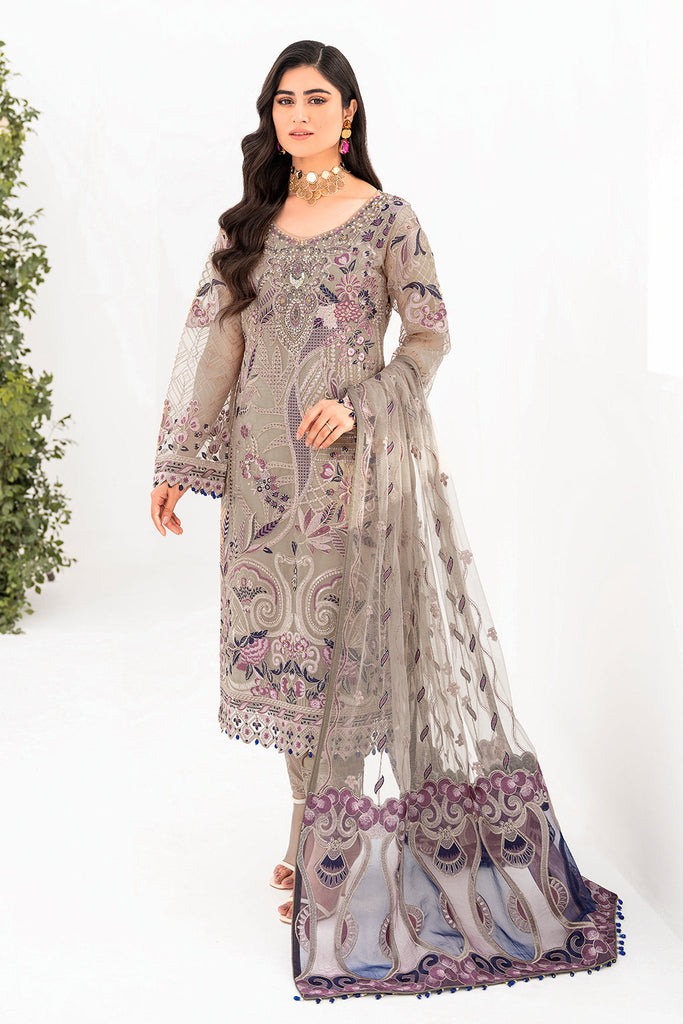 Ramsha Minhal Organza Formal Collection – M-809